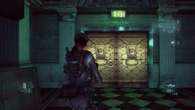 Now you have to go to the other end of the ship and find a big gate marked with a lifebuoy - The Regia Solis - part I - Episode 7 - Resident Evil: Revelations - Game Guide and Walkthrough