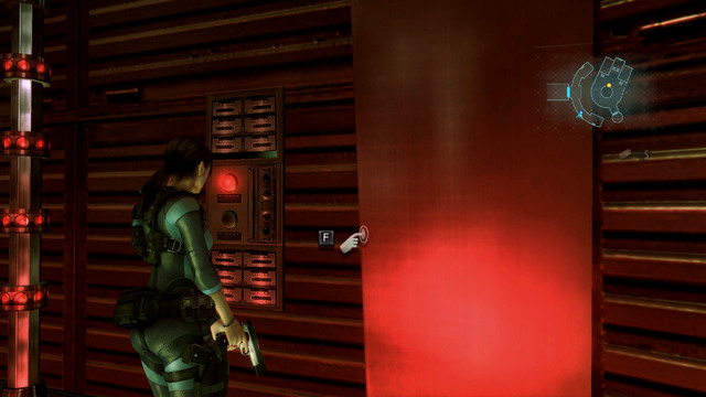 A safe road leads right, where you can find a safety system switch - No Exit - part II - Episode 9 - Resident Evil: Revelations - Game Guide and Walkthrough