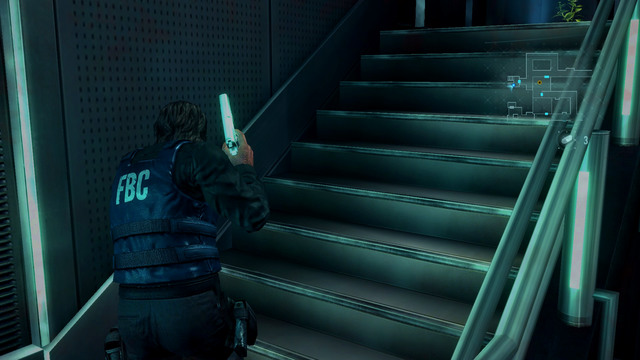Behind it you find stairs leading to the fourth floor - Revelations - part II - Episode 11 - Resident Evil: Revelations - Game Guide and Walkthrough