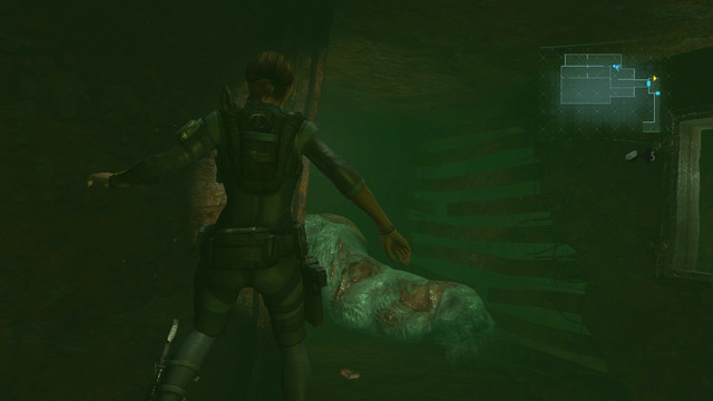 You will meet big swimming mutants on your way - The Queen is Dead - part I - Episode 12 - Resident Evil: Revelations - Game Guide and Walkthrough