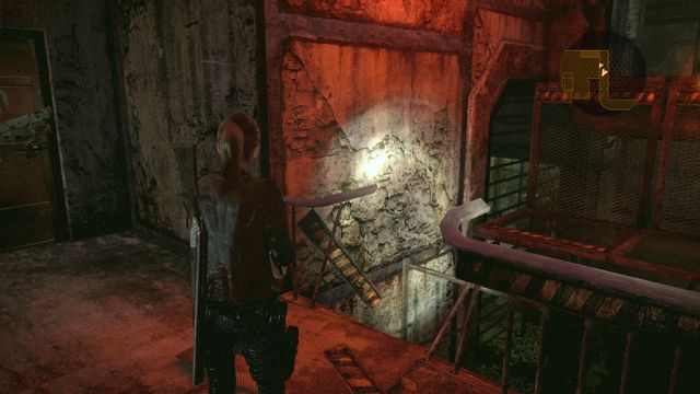 You can turn right before this door. - Get through the sewers - Judgement - Claire - Resident Evil: Revelations 2 - Game Guide and Walkthrough