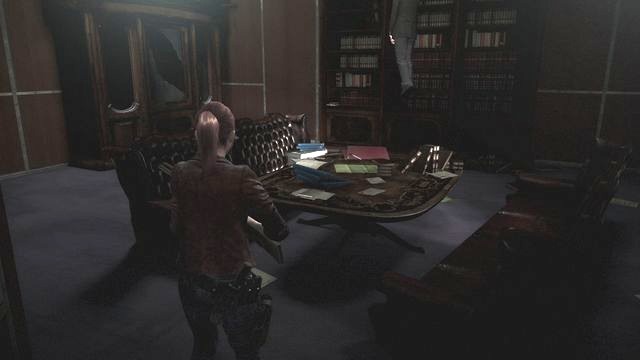 In the room that you enter after leaving the tomb (the place where you fight Neil) - Judgement - Claire - Documents - Resident Evil: Revelations 2 - Game Guide and Walkthrough