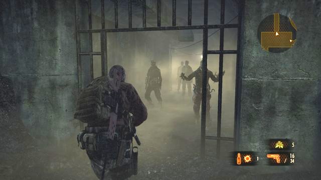 You must quickly kill enemies or make few dodges to avoid being captured. - Follow Alex underground - Metamorphosis - Barry - Resident Evil: Revelations 2 - Game Guide and Walkthrough