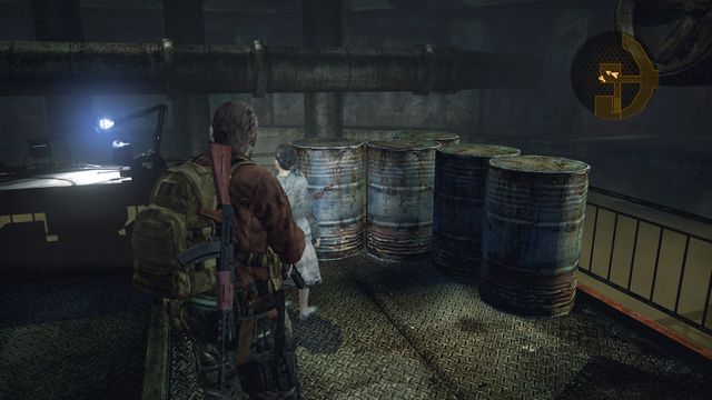 After entering the main part of the mine, where you must activate ventilation and find the key to the elevator, on the barrels, next to the weapon upgrade table - Metamorphosis - Barry - Documents - Resident Evil: Revelations 2 - Game Guide and Walkthrough