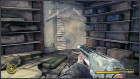 Leave the factory using the concrete tunnel [1] which ends with a crack leading to the small room - Chapter 6 - p. 3 - Walkthrough - Resistance 3 - Game Guide and Walkthrough