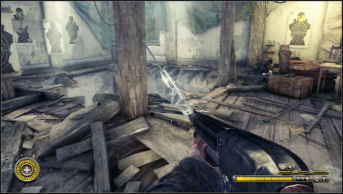 When you climb you'll be in a makeshift firing range - Chapter 6 - p. 4 - Walkthrough - Resistance 3 - Game Guide and Walkthrough