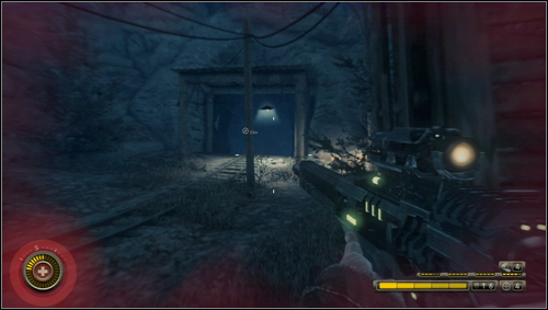 Sneaking from one hut to the other, eliminating the Snipers and avoiding the dropships you'll get to the mine [1] - Chapter 10 - p. 1 - Walkthrough - Resistance 3 - Game Guide and Walkthrough
