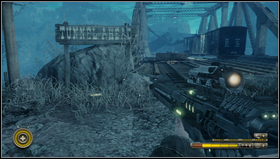 When you eliminate the enemies leave the mine [1] and move to the bridge killing opponents by the way - Chapter 10 - p. 2 - Walkthrough - Resistance 3 - Game Guide and Walkthrough