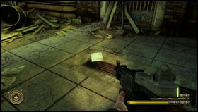 After the battle with the Grims, Leeches and Leapers on the underground arena [1] pass the metal door blocked with planks and get to the room where youll find the note lying on the ground [2] - Journals Graterford, PA - Journals - Resistance 3 - Game Guide and Walkthrough
