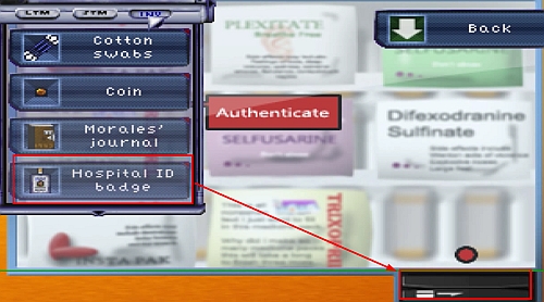 Move the Hospital ID badge from INV on the Card reader - Hospital- Anna and Ray - Walkthrough - Resonance - Game Guide and Walkthrough