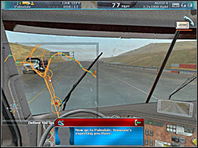 Zoom in your mini-map and drive across that big interchange, heading for Los Angeles and the truck stop on the south - Storyline solution - Part 1 - RignRoll - Game Guide and Walkthrough