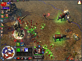 If you don't manage to do so quickly and the threat of losing is getting all to serious (meaning the evil Cuotl have taken over three cities and there's only one left), send your army to Kakoolha's capital (2) and defend it against the main enemy strike force - Chumuk - Cuotl - Rise of Nations: Rise of Legends - Game Guide and Walkthrough
