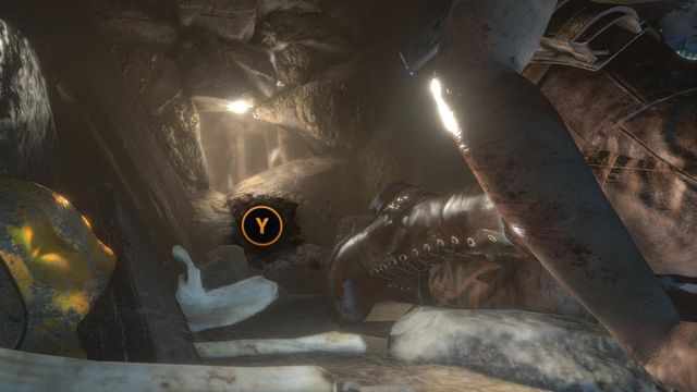 Lara will start walking through a dark, narrow corridor - Syria - Find the entrance to the Prophets Tomb - Walkthrough - Rise of the Tomb Raider - Game Guide and Walkthrough