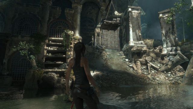 You must solve another environmental riddle - Syria - Climb to the top of the main chamber of the tomb - Walkthrough - Rise of the Tomb Raider - Game Guide and Walkthrough