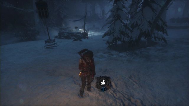 Among trees, right past the spot, where two opponents used to talk - Survival Caches - Siberian Wilderness - Rise of the Tomb Raider - Game Guide and Walkthrough