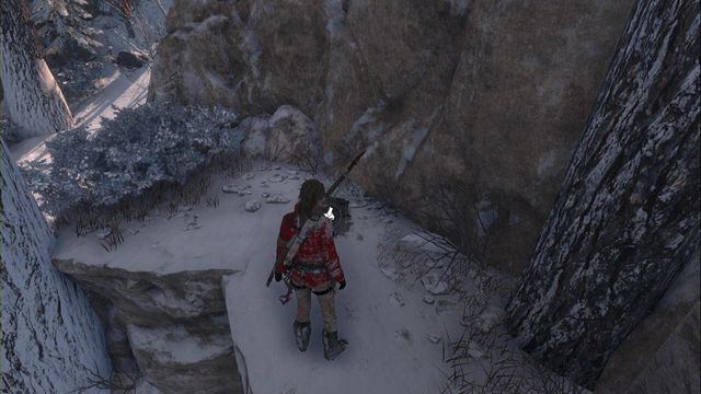 On the ledge, right next to the tree - Survival Caches - Siberian Wilderness - Rise of the Tomb Raider - Game Guide and Walkthrough