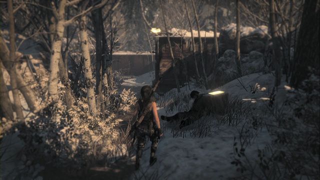 A moment after you zipline down from the camp in the south on the treetrunk, to the right of the path that you follow - Documents - Soviet Installation - Rise of the Tomb Raider - Game Guide and Walkthrough