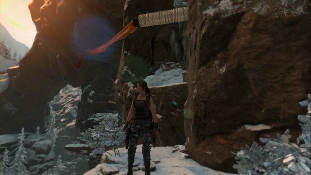 After you reach tomb Voice of God, jump over to the other side, over edges and over the climbing wall - Relics - Soviet Installation - Rise of the Tomb Raider - Game Guide and Walkthrough
