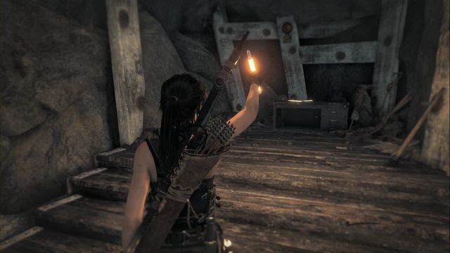 Then, before you go down, walk into the recess, where you find the document - Documents - Soviet Installation - Rise of the Tomb Raider - Game Guide and Walkthrough