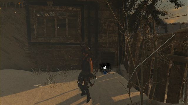 In the very corner, right in front of the building - Survival Caches - Soviet Installation - Rise of the Tomb Raider - Game Guide and Walkthrough
