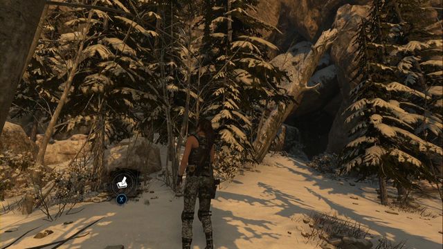 right in front of the crypt entrance - Chests and crypt treasures - Soviet Installation - Rise of the Tomb Raider - Game Guide and Walkthrough