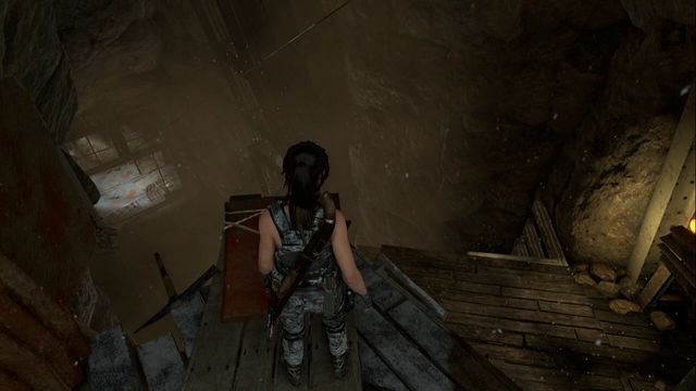 The path leads deeper into the mine. - Tomb 1 - Red Mines - Soviet Installation - Rise of the Tomb Raider - Game Guide and Walkthrough