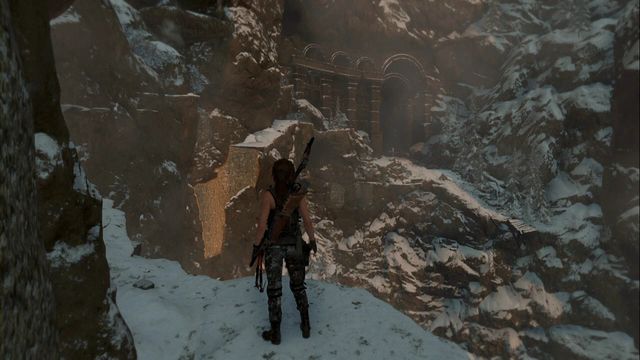 Be prepared for a QTE while jumping over. - Tomb 3 - Voice of God - Soviet Installation - Rise of the Tomb Raider - Game Guide and Walkthrough