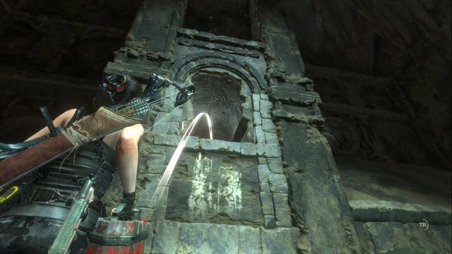 Note: If you do not have any explosive arrows, you can use the raft and red containers, which you find near the beam - Tomb 2 - Ancient Cistern - Soviet Installation - Rise of the Tomb Raider - Game Guide and Walkthrough
