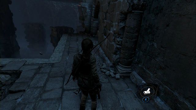 In the corridor below - Relics, murals and chests - Abandoned Mine - Rise of the Tomb Raider - Game Guide and Walkthrough