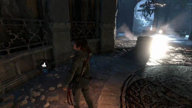 At the opposite end of the chamber, where you find the monolith - Relics, murals and chests - Abandoned Mine - Rise of the Tomb Raider - Game Guide and Walkthrough
