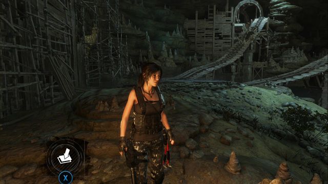 After you drop into tomb Pit of Judgment, swim over to the other side - Survival caches - Geothermal Valley - Rise of the Tomb Raider - Game Guide and Walkthrough