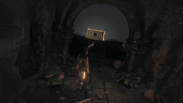 In tomb House of the Afflicted, after you walk into the yard, go right and you find the cache in the corner, under the wooden stairs - Survival caches - Geothermal Valley - Rise of the Tomb Raider - Game Guide and Walkthrough