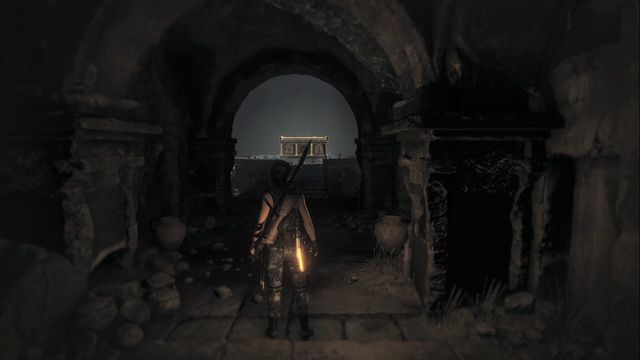 The entrance is close to the water, at the edge of the map - Chests and crypt treasures - Geothermal Valley - Rise of the Tomb Raider - Game Guide and Walkthrough