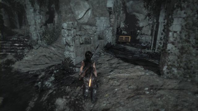 In the corner, in the ruins - Chests and crypt treasures - Geothermal Valley - Rise of the Tomb Raider - Game Guide and Walkthrough