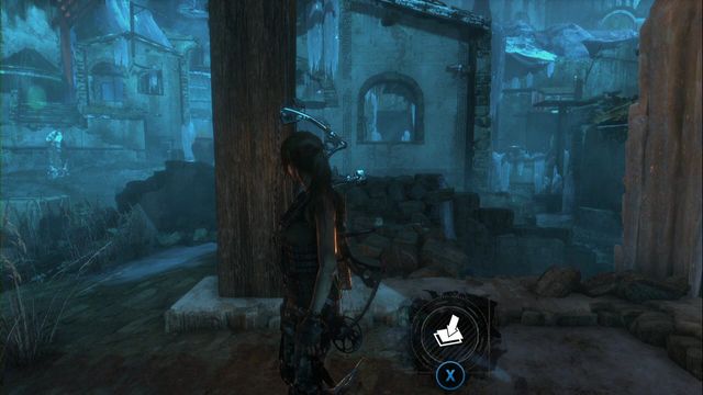 In front of the entrance to the small bell tower - Survival caches - Lost City - Rise of the Tomb Raider - Game Guide and Walkthrough
