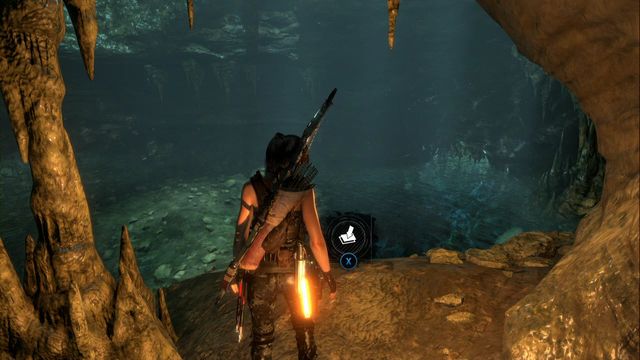 In the cave leading up to tomb Chamber of Exorcism - Survival caches - Lost City - Rise of the Tomb Raider - Game Guide and Walkthrough