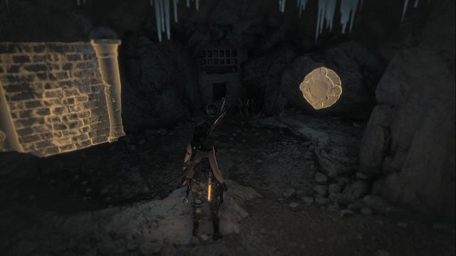 Right after you enter the crypt (it is under the water surface, you need to dive under the building) - Murals and chests - Lost City - Rise of the Tomb Raider - Game Guide and Walkthrough