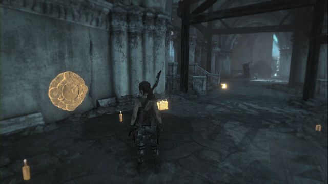 By the wall, out in the yard, by the fire, in the Citadel Plaza Base Camp - Murals and chests - Lost City - Rise of the Tomb Raider - Game Guide and Walkthrough