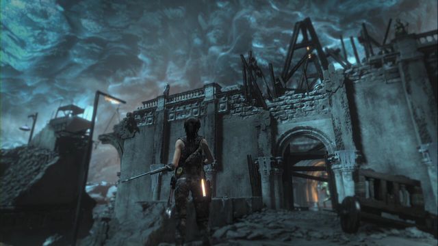 You can also destroy it from below, without having to climb - Challenges - statues - Lost City - Rise of the Tomb Raider - Game Guide and Walkthrough