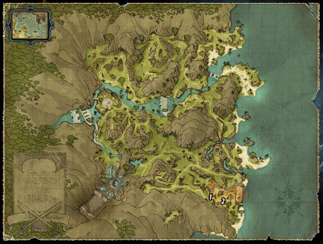 Quest giver: Eusebio [#1] - Eusebio's Debts - The Sword Coast - Quests - Risen 2: Dark Waters - Game Guide and Walkthrough