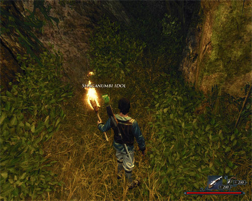 The idea is simple: don't take the idol until you've freed Tahana from prison. - Shaganumbi Idol Found - The Sword Coast - Quests - Risen 2: Dark Waters - Game Guide and Walkthrough
