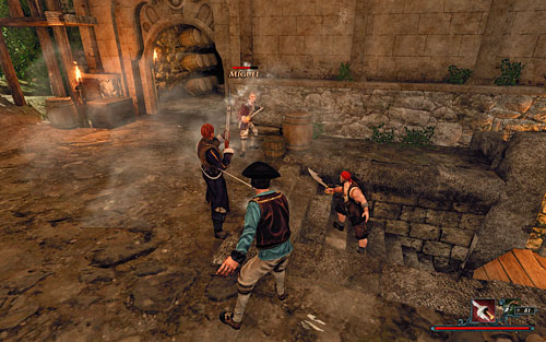 After the fight, your companions will take offence with you, but it doesn't interfere with anything. - Sabotage - The Sword Coast - Quests - Risen 2: Dark Waters - Game Guide and Walkthrough