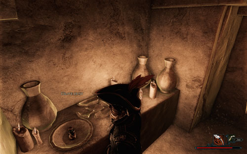 Grave dust is found in the houses, not by the graves. - Steelbeards Artifact - The Sword Coast - Quests - Risen 2: Dark Waters - Game Guide and Walkthrough