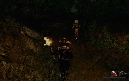 If you killed the animals before, the journey will go without surprises. - Follow Hakeke Through the Jungle - Maracai Bay - Quests - Risen 2: Dark Waters - Game Guide and Walkthrough