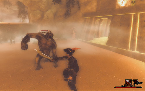 The fight with the gorilla is no trifle - don't underestimate him! - The Hunter's Curse - Isle of the Dead - Quests - Risen 2: Dark Waters - Game Guide and Walkthrough