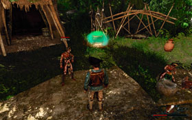 Kapua [#2] - the witch from the Natives' village offers a whole lot of alchemy ingredients and items needed for magic rituals - The Sword Coast - Traders - Risen 2: Dark Waters - Game Guide and Walkthrough