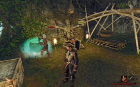 Osamu [#7] - the powerful shaman can share his knowledge with you provided you've joined the Natives while on the Sword Coast - Maracai Bay - Trainers - Risen 2: Dark Waters - Game Guide and Walkthrough