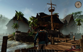 The port city [#1] - the first location to visit after getting off the ship - Antigua - Key Locations - Risen 2: Dark Waters - Game Guide and Walkthrough