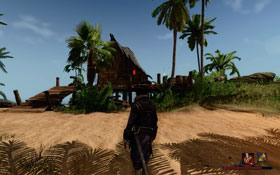 Fishermen's hut [#3] - occupied by the fisherman Eddie, who gives you The Missing Fisherman and The Hobgoblin quests - Antigua - Key Locations - Risen 2: Dark Waters - Game Guide and Walkthrough