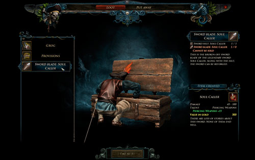 Finding the parts of the weapon isn't that difficult. - Soul Caller - Unique Weapons - Risen 2: Dark Waters - Game Guide and Walkthrough